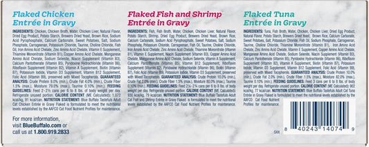 Blue Buffalo Tastefuls Flaked adult wet cat food cans