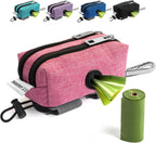 Dog Poop Bag Holder for Leashes - Dog Poop Bag Dispenser and Treat Holder with 2 Waterproof Pouches for Pet Waste Bags and Walking Accessories + 1 Free Roll - Leashrr 2.0 (Black) - Image 15