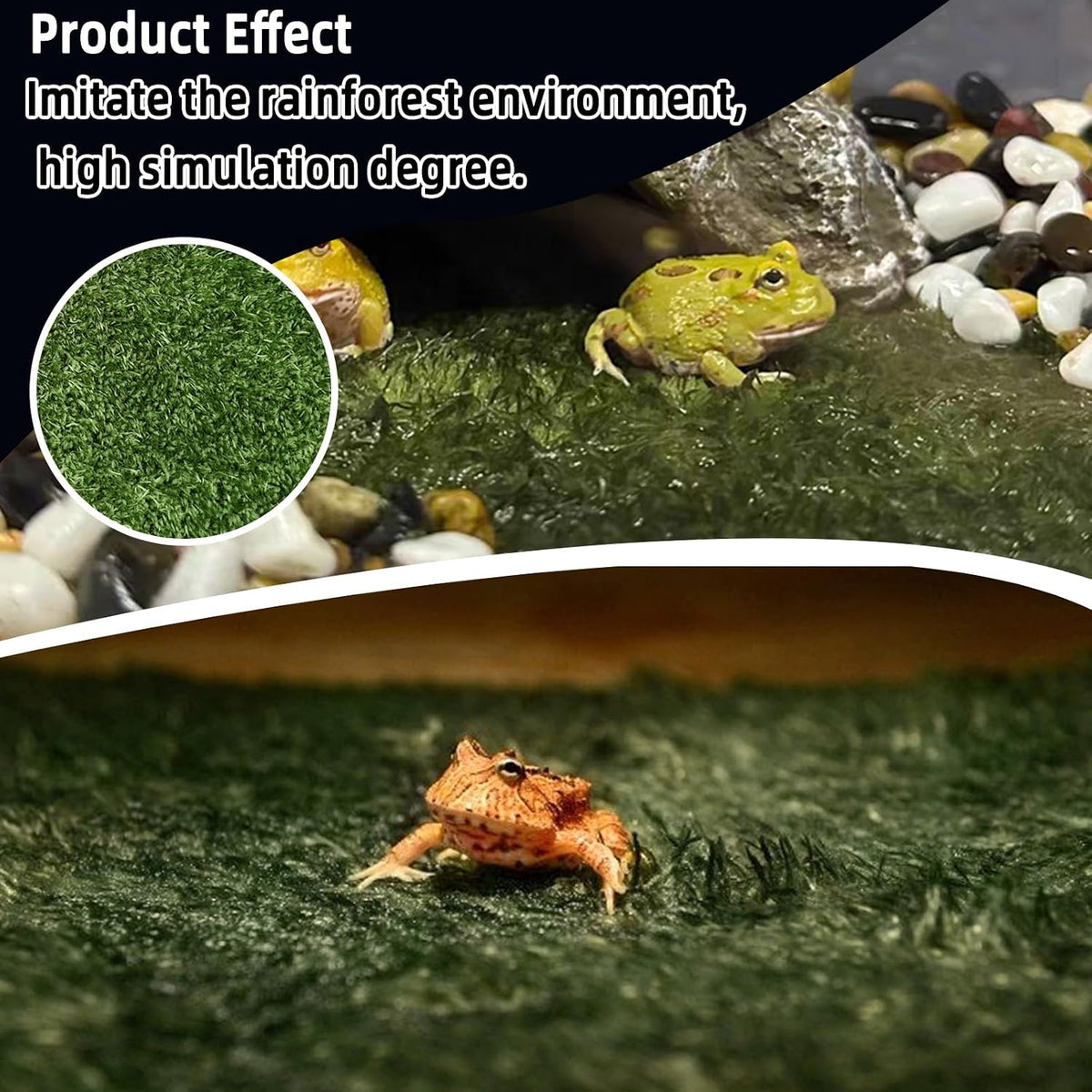High density tech fiber reptile habitat liner