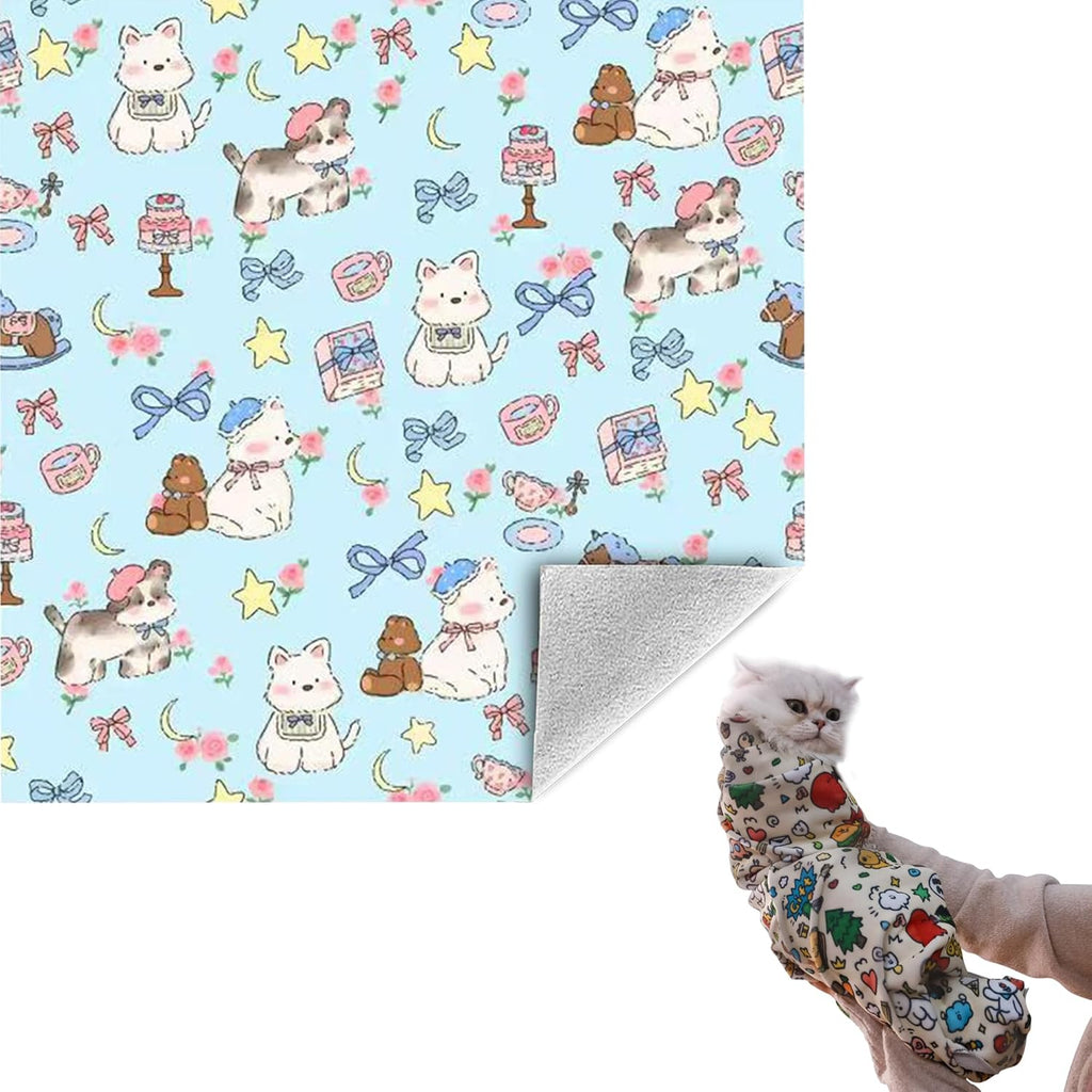27.6" Cat Grooming Wrap Cat Wrap for Cutting Nails Cat Restraint for Nail Clipping Cat Swaddle Wrap Cat Burrito Wrap L(Within 15lbs) Anti-Scratch Anti-Escape Multifunctional Pet Tool - Image 9