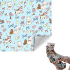 27.6" Cat Grooming Wrap Cat Wrap for Cutting Nails Cat Restraint for Nail Clipping Cat Swaddle Wrap Cat Burrito Wrap L(Within 15lbs) Anti-Scratch Anti-Escape Multifunctional Pet Tool - Image 9