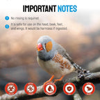 Silver Grade bird care topical spray packaging angle view