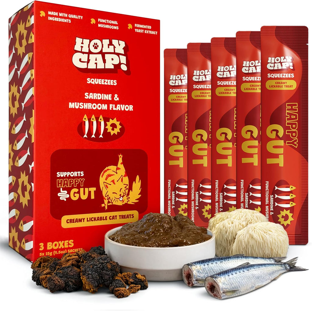 Calm & Chill Grain-Free Lickable Cat Treats 5 Squeezable Pure Tubes (0.5 oz Each), Mackerel & Turkey Flavor, Creamy Cat Pure with Clean Ingredients, Hand-Fed Treat or Meal Topper - Image 15