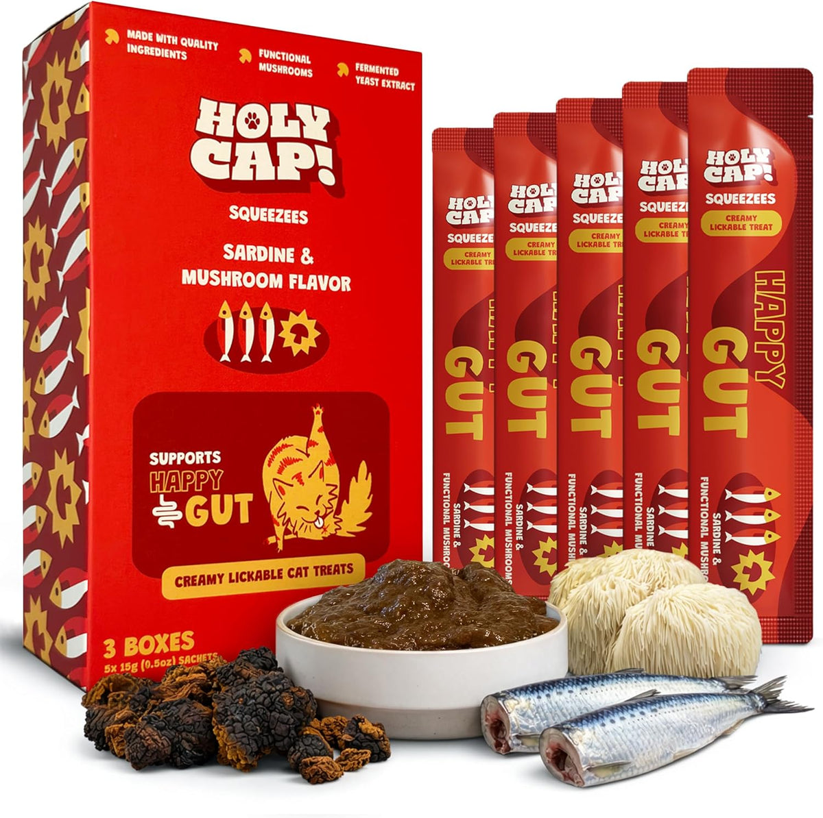 Calm & Chill Grain-Free Lickable Cat Treats 5 Squeezable Pure Tubes (0.5 oz Each), Mackerel & Turkey Flavor, Creamy Cat Pure with Clean Ingredients, Hand-Fed Treat or Meal Topper - Image 15