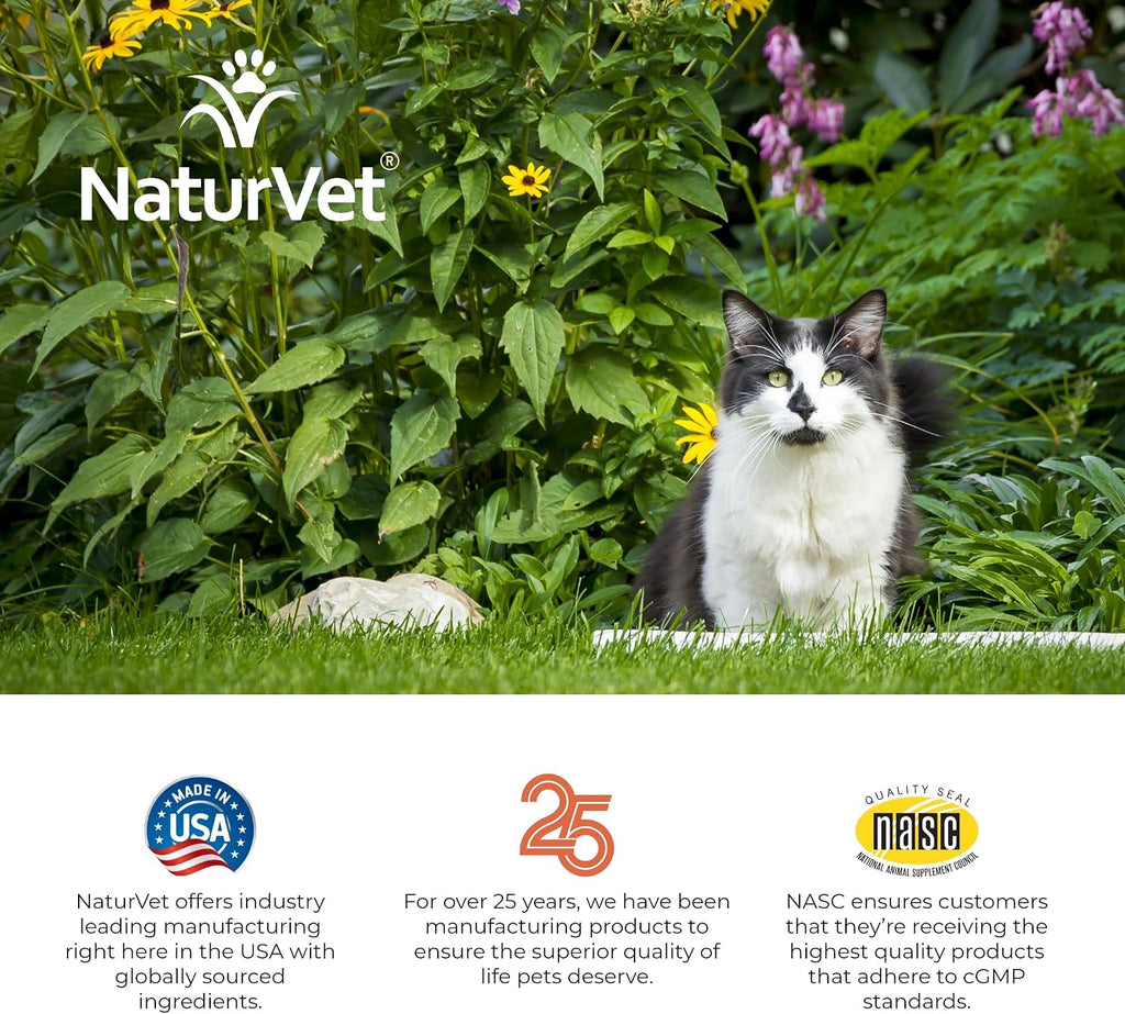 NaturVet - Aller-911 Allergy Aid Plus Antioxidants for Cats - 60 Soft Chews | Supports Immune System, Skin Moisture & Respiratory Health | Enhanced with Omegas, DHA & EPA | 30 Day Supply - Image 9