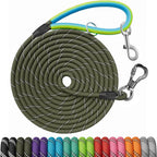 NTR 30 FT Dog Leash, Obedience Recall Training Agility Lead, with 2 Swivel Hooks, Reflective Threads and Soft Handle, Puppy Leash for Walking, Hunting, Camping for Small Medium and Large Dogs-Black - Image 13