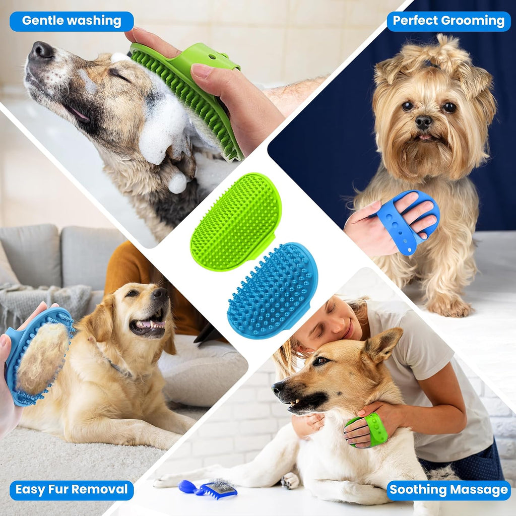 Finger toothbrushes for cat and dog oral hygiene care