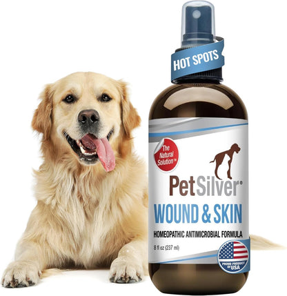 PetSilver Wound & Skin Spray for Cats - Chelated Silver, Superior to Colloidal Silver - Wound Care, Allergy & Itch Relief, Hot Spot Treatment for Cats - Natural Skin Soother - Made in USA - 2 fl oz - Image 9
