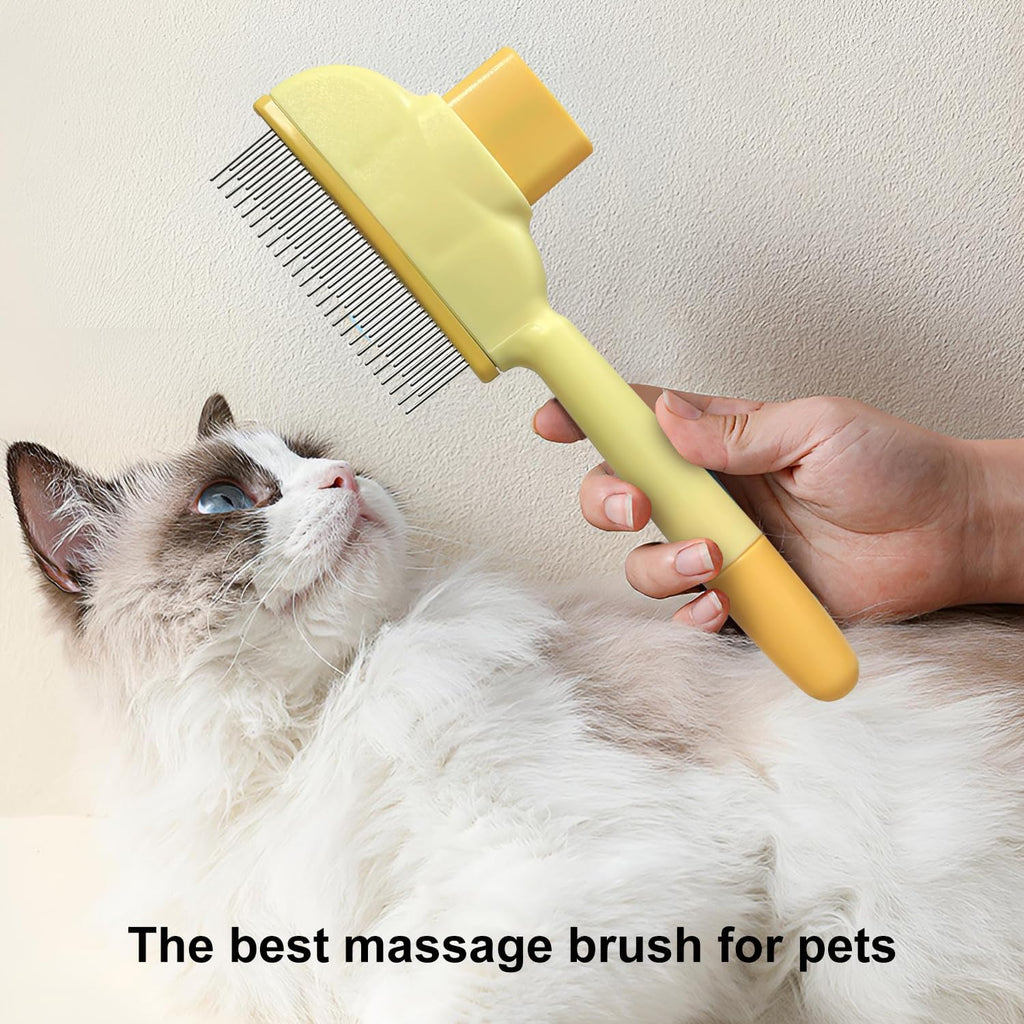 Triharyar professional undercoat rake and comb package for long hair pets
