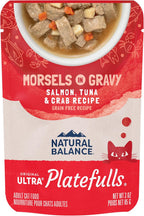 Natural Balance Original Ultra Platefulls Indoor Adult Grain Free Wet Cat Food, Chicken & Chicken Liver Recipe, 3 Ounce Pouch (Pack of 24) - Image 10