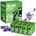 Pet N Pet 1080 Counts Black Poop Bags for Dogs, 41% Plant Based & 59% PE Extra Thick Dog Poop Bags Rolls, 9" x 13", Unscented Pet Waste Bag - Image 12