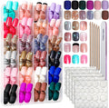 Fandamei press on nails kit 576 piece set front view