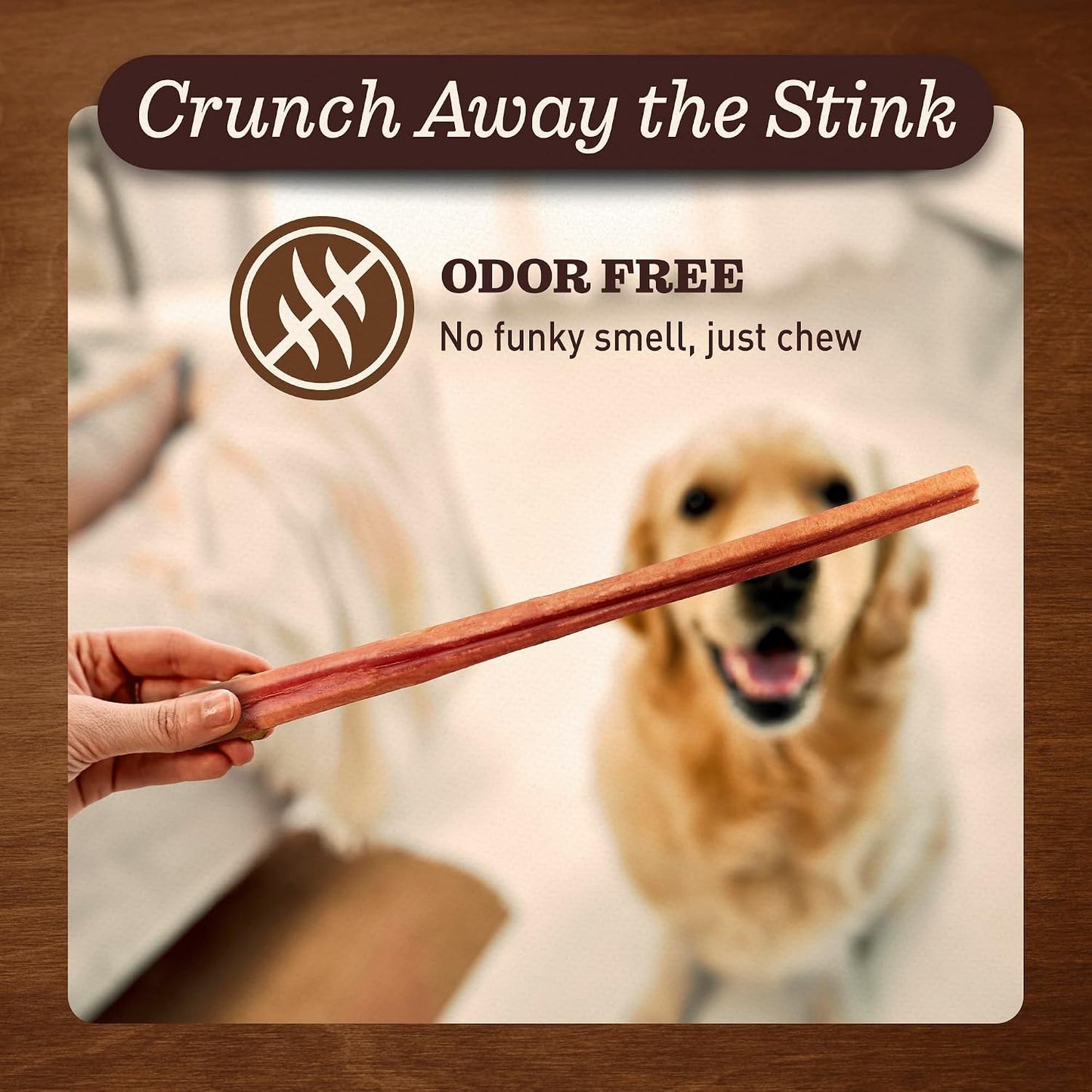 Ever Farm premium thick bully sticks single ingredient product shot