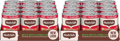 Nutrish Rachael Ray Wet Dog Food Chunks in Gravy Real Chicken & Veggies Recipe, 13 oz. Can, 12 Count - Image 13