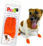 PawZ Rubber Dog Boots for Medium Paws - All-Weather Waterproof Dog Shoes, Anti-Slip Traction for Rain, Snow, Mud & Hot Pavement - Pull-On Dog Booties, Blue - Medium (2.5" - 3") - Pack of 12 - Image 9