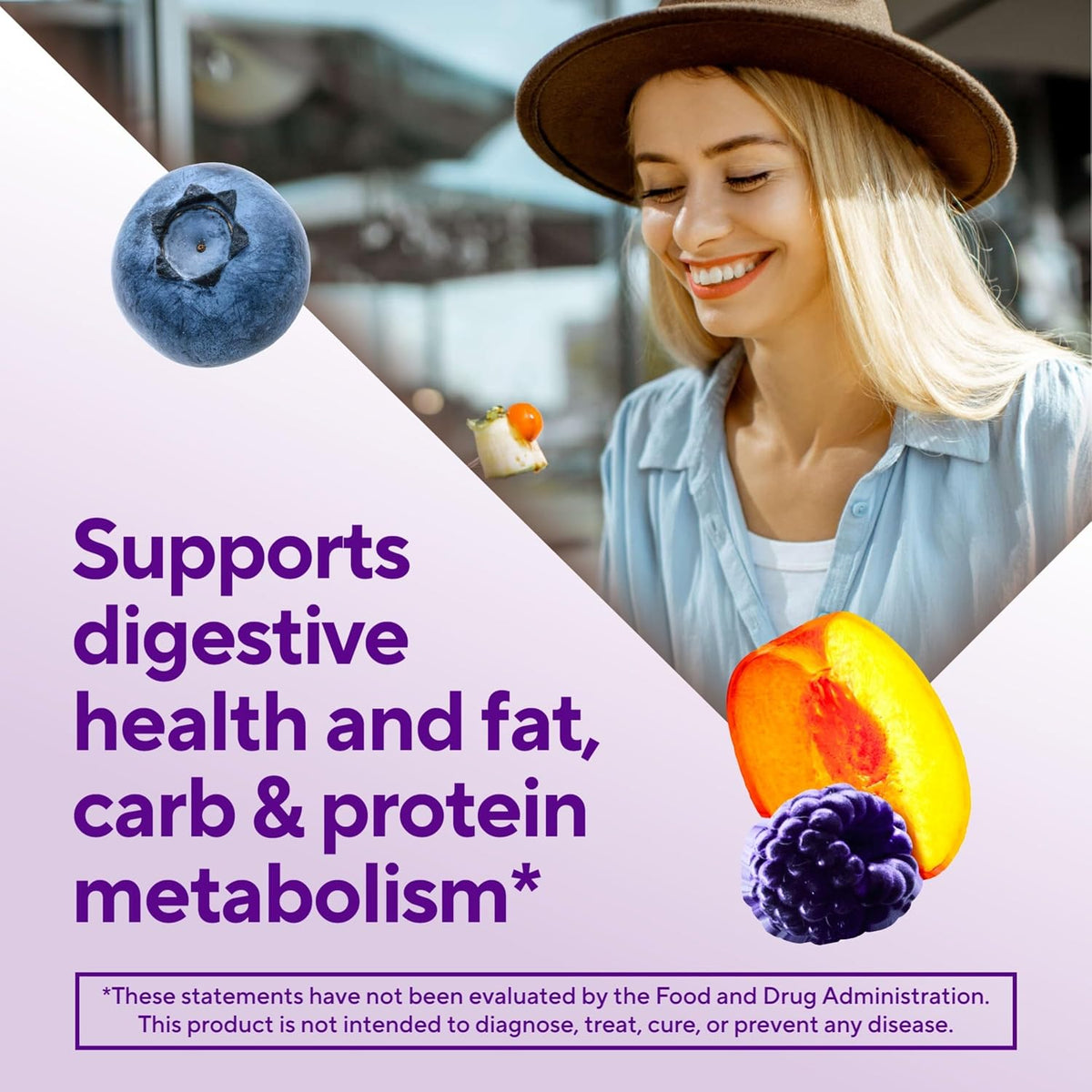 Vitafusion Fiber Well Fit Gummies supplement facts panel