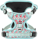 Timos No Pull Dog Harness,NO Need Go Over Dogs Head 3 Snap Buckles Reflective Oxford No Choke Harness with Front & Back 2 Metal Leash Clips Soft Padded for Small Medium Large Dogs Pink S - Image 12