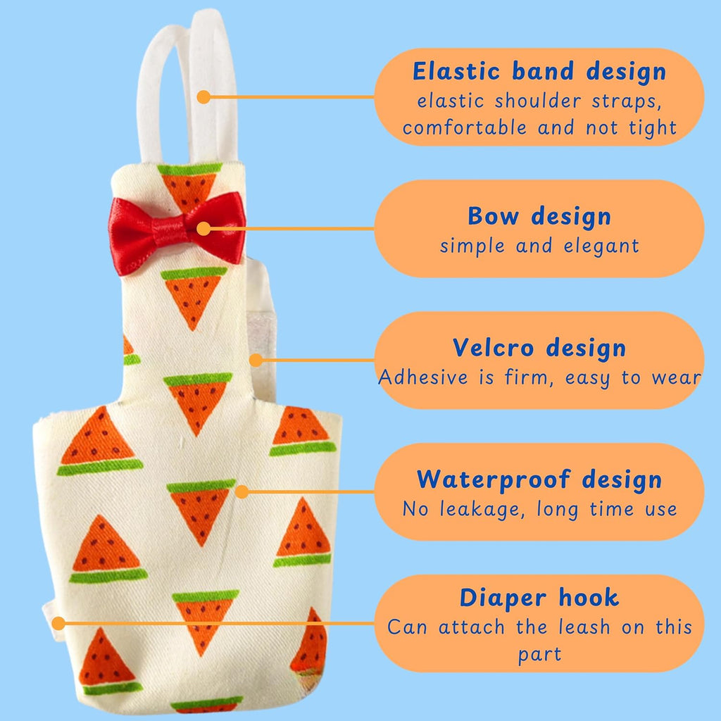Homedy Crafts bird harness and rotating leash hook accessory