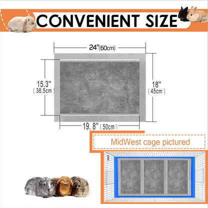 Ginidear 24 count disposable pet cage liner pack