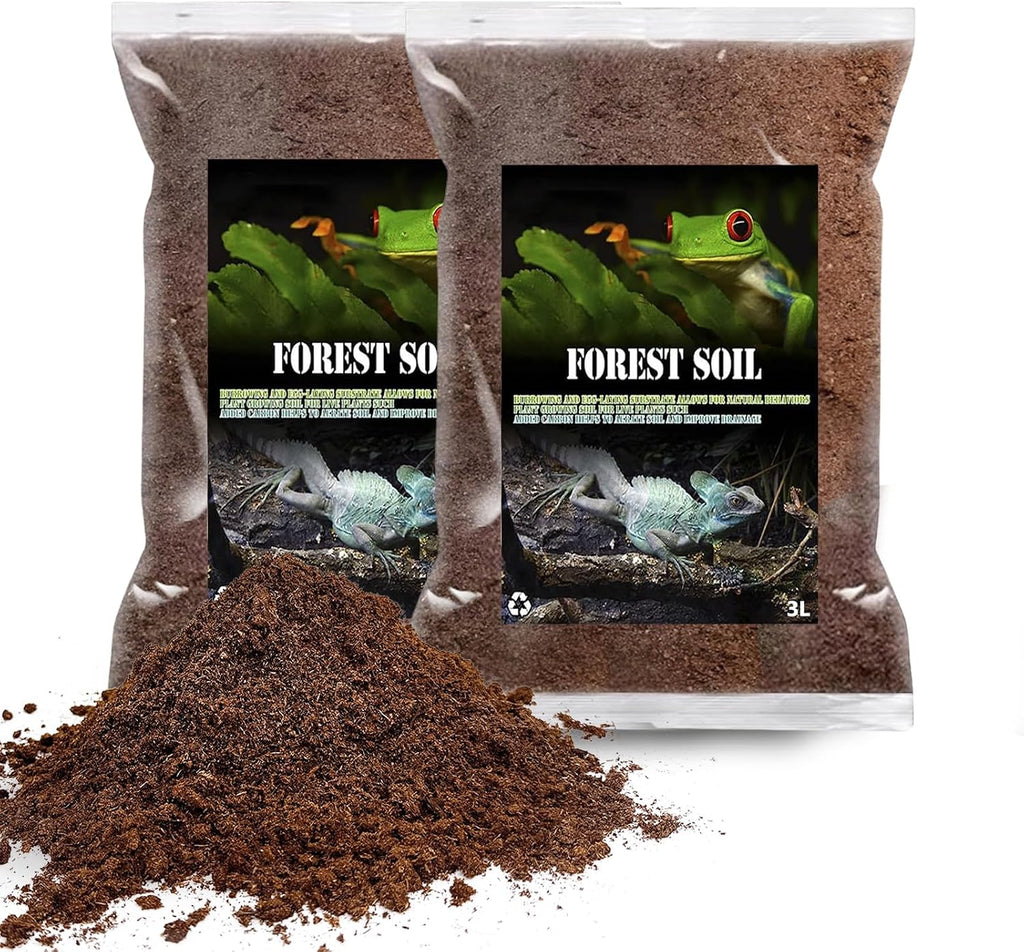 Bnosdm 5 liters reptile bedding container setup