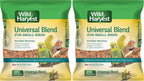 Authentic Wild Harvest bird food packaging back view