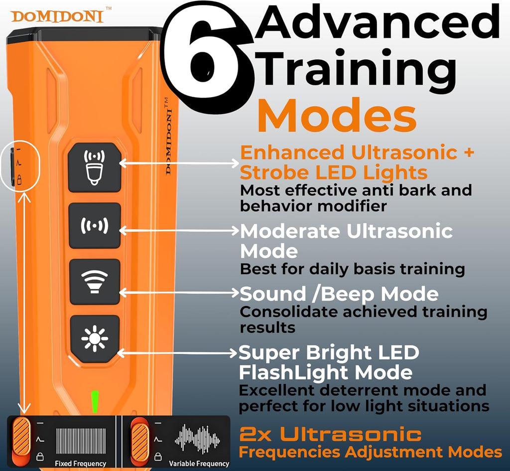Dog Bark Deterrent Device- 3X Ultrasonic Anti Barking Devices for Dogs, Safe for Dogs & Humans, Portable Barks No More Bark Stopper Dog Training Device Indoor Outdoor Use Rechargeable(Alpha Pro) - Image 5