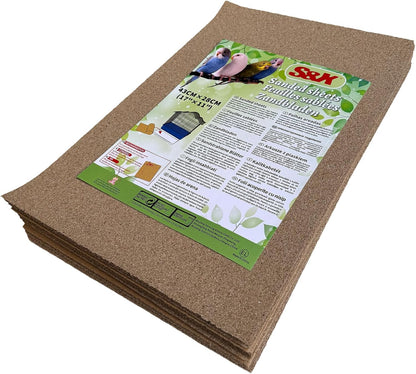 S&X Gravel Paper for Bird Cage 30-Pack 15" x 9.5" Bird Cage Liners Disposable for Enhanced Hygiene and Bird Health - Image 8