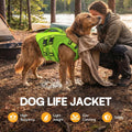 Queenmore dog swim vest adjustable straps back view showing rescue handle