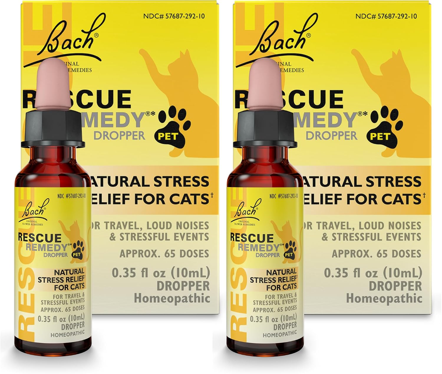 Bach Rescue Remedy Pet Dropper for Cats - 10 mL - Stress & Tension Support for Cats Natural Flower Essences - Sedative-Free, Homeopathic Liquid Formula - for All Breeds, Ages & Weights - Image 9
