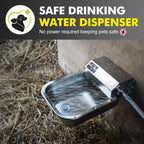 PETHIND auto fill animal water feeder for chickens and livestock