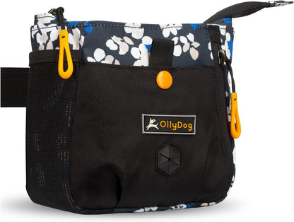 OllyDog Backcountry Day Bag | Hands-Free Dog Training Treat Pouch | Fanny/Hip Pack with Zipper Closure & Built-in Poop Bag Dispenser | Removable Waist Clip (Raven S'25) - Image 15