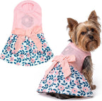Parisian Pet Hawaiian Dog Dress - 100% Cotton Summer Clothes for Large Dogs Girl - Pet Dress with Pull-Up Straps - Floral Beach Dog Outfit - Lightweight Puppy Clothes - Stylish Dresses for Dogs - Image 13