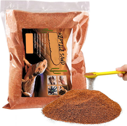 BNOSDM Reptile Sand,2.2lb Bearded Dragons Sands Substrate Bedding,Lizard Yellow Desert Blend Sands for Snakes Geckos Tortoises Turtle Tarantula - Image 9