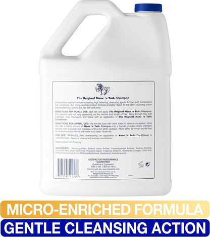 Mane n Tail original shampoo close up of micro enriched formula details