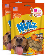 Nylabone Nubz Natural Dog Treats for Small Breeds, Long Lasting Chew Bones Made in USA, Chicken Flavor Breath Freshener Dental Chews, Small Dog Bones, Up to 30 lbs. (36 Count) - Image 14