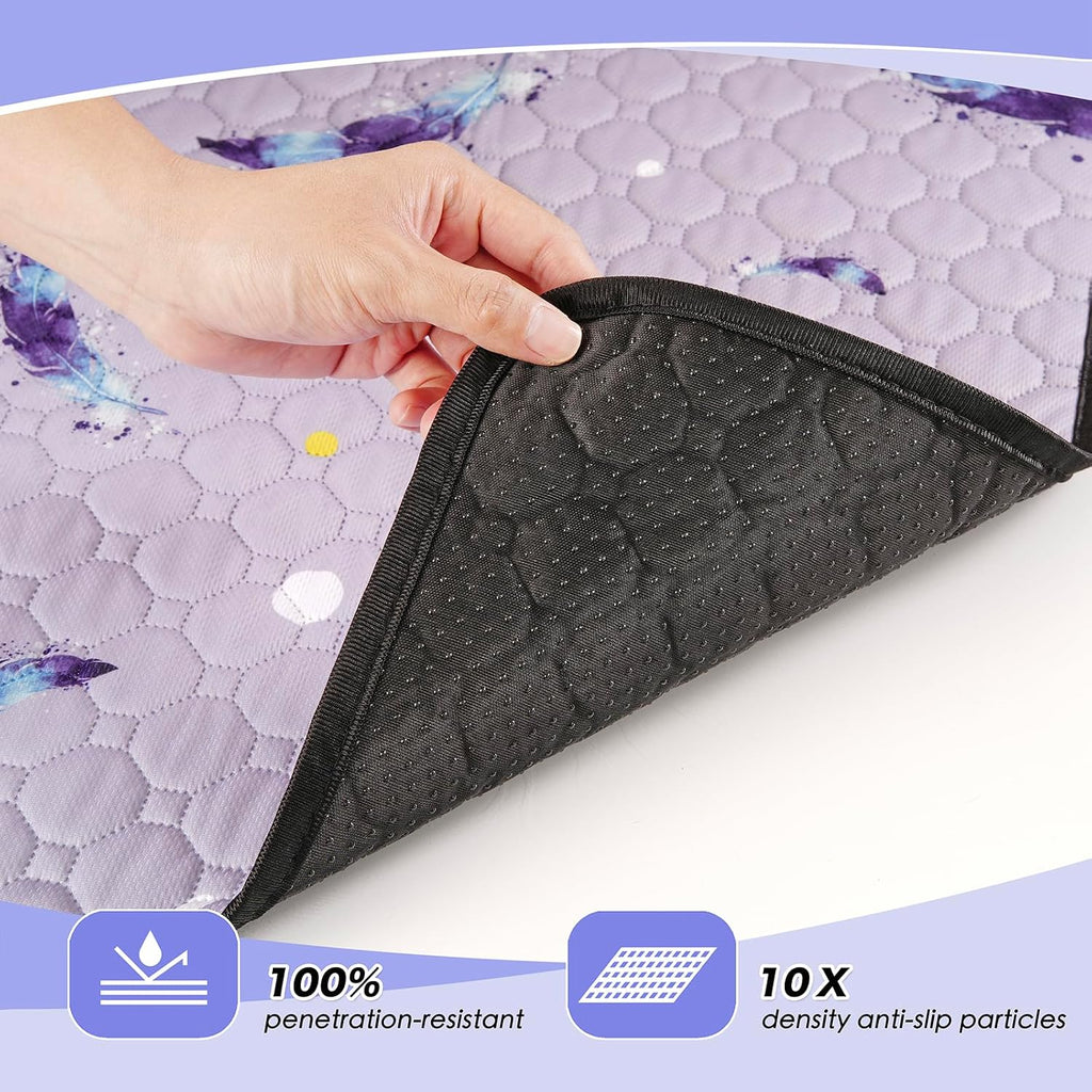 Close up of absorbent surface of WanpeeGoo dog pad