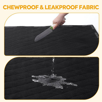Side view of Hombys waterproof chew resistant pet bed