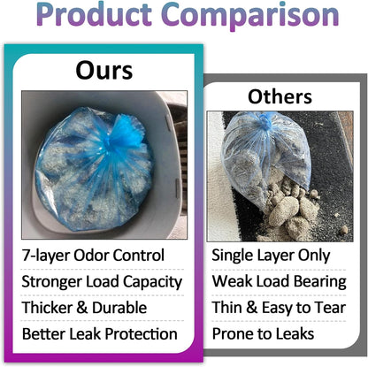Continuous roll design pet waste disposal bags bundle for convenient indoor hygiene.
