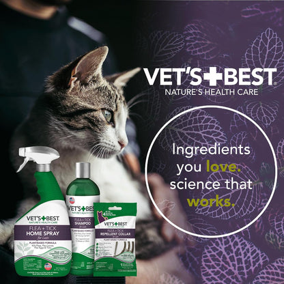Vet's Best flea killer spray for indoor household surfaces and cat furniture