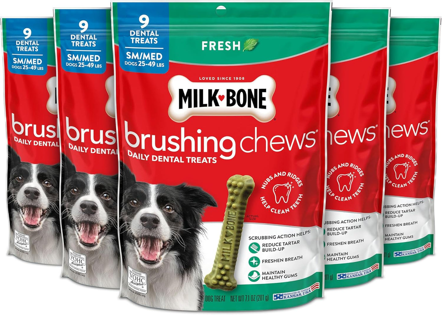 Milk-Bone Brushing Chews Original Chicken Flavor Daily Dental Dog Treats, Small/Medium, 19.6 Oz. Bag - Image 11
