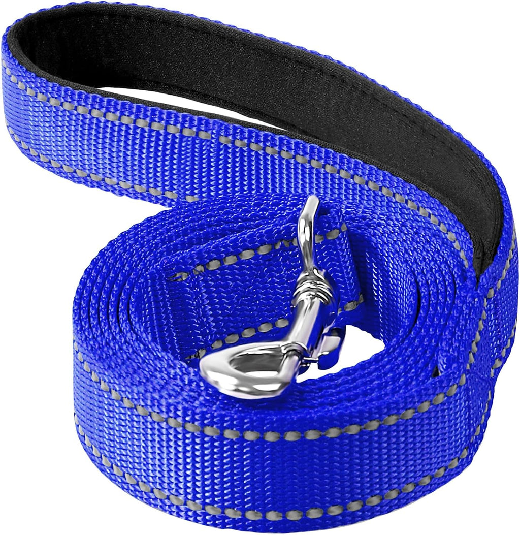Reflective Dog Leash 6ft Soft Padded Handle Nylon Lead for Small & Medium Dogs, Durable Walking Training Leash for Night Safety (Turquoise,3/4Inch Wide) - Image 13