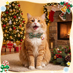 4 Pack Holiday Cat Collars with Bow Tie Halloween Cat Collar Breakaway - Image 5