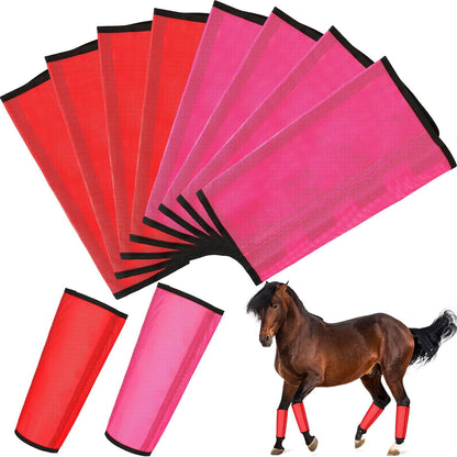 Imported equine fly boots set for daily leg protection