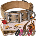 Adityna tactical dog collar with neoprene lining interior