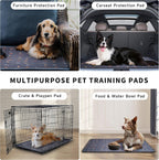 Sunheir dog pads inside a puppy playpen setting