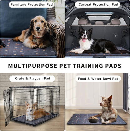 Sunheir dog pads inside a puppy playpen setting