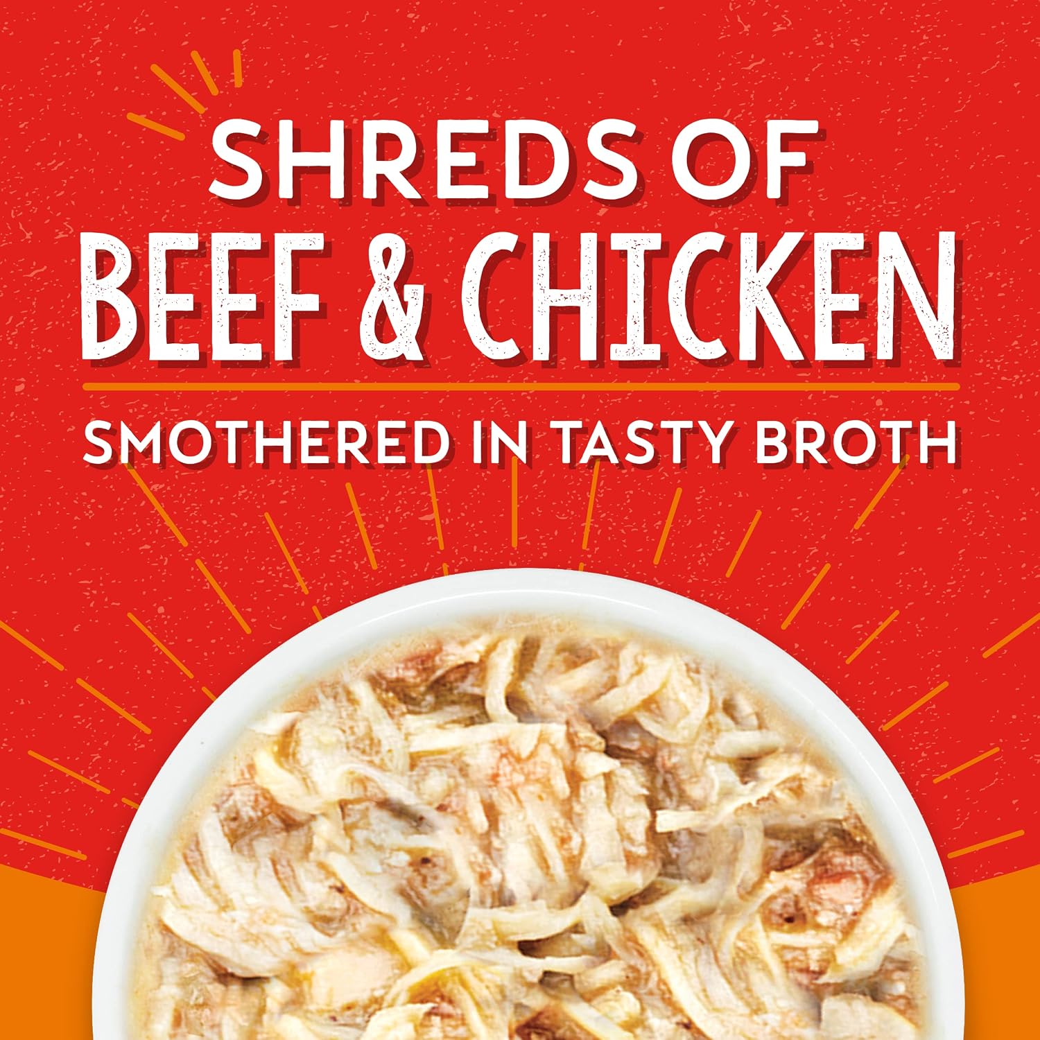 Lil Bites Beef and Chicken dinner in broth nutritional information label
