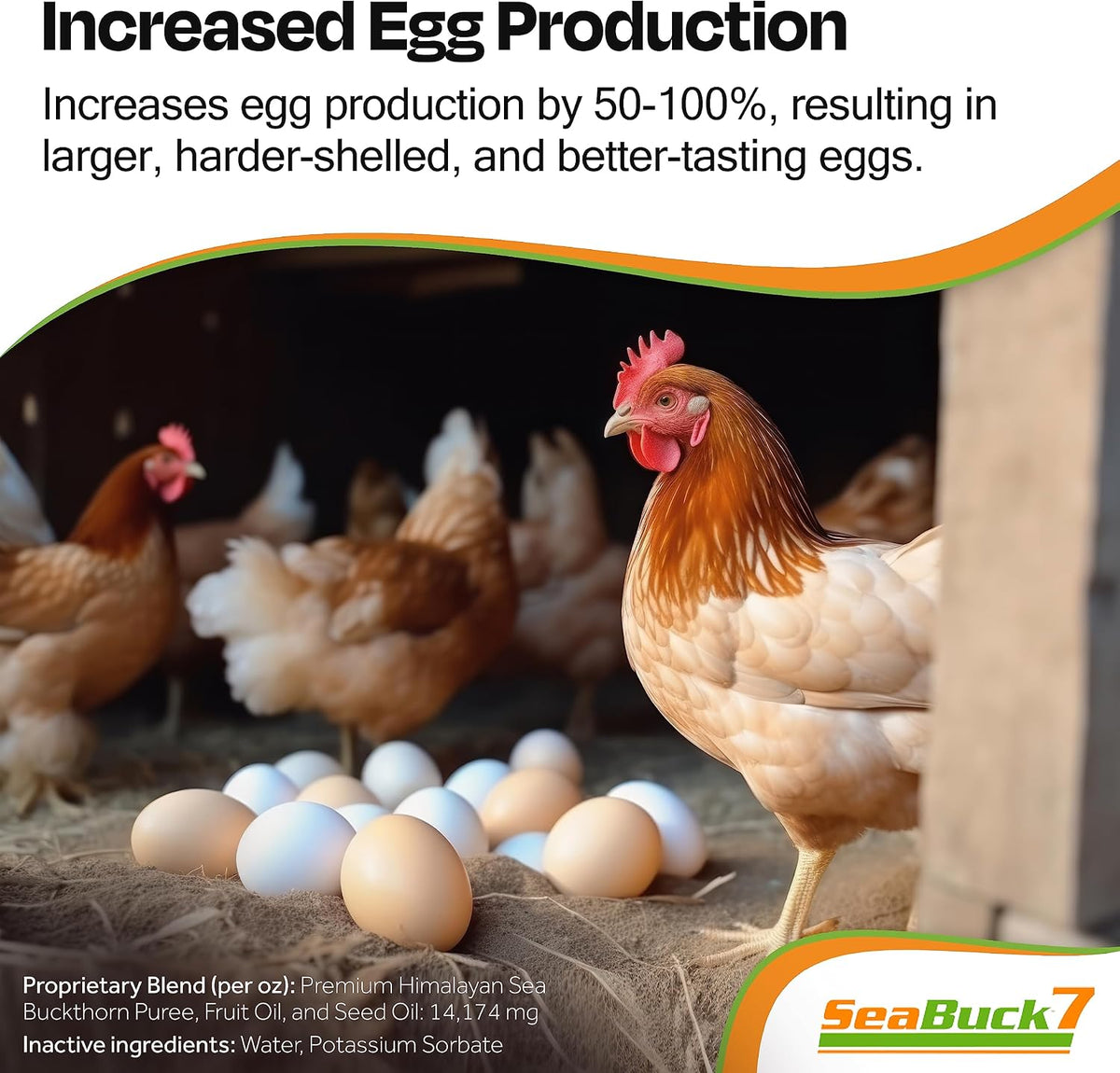 Seabuck7 poultry feed additive bottle side angle