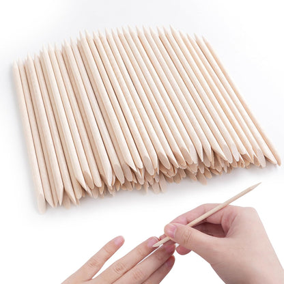 Df Dualferv 400 pieces orange sticks for nails front view