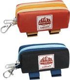 Dog Poop Bag Holder for Leash, Zippered Canvas Poop Bag Dispenser Pouch with Velcro Straps & Metal Carabiner Clip, Holds Keys & Treats for Daily Dog Walking - Image 12